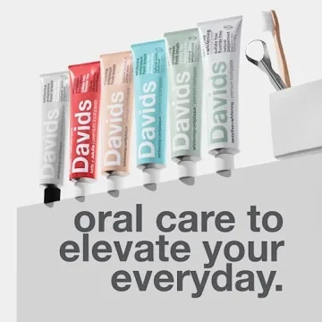 Davids Charcoal Toothpaste for Enhanced Whitening and Freshness