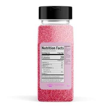 Unpretentious Pink Sprinkles - Sweet Colorful Decoration for Desserts