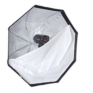 Godox 32"/80cm Umbrella Octagon Softbox, Studio Flash Reflector, Speedlight Octagonal Soft Box with Carrying Bag for Portrait, Product Photography (32inch/80cm-2pcs)