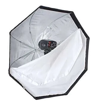 Godox 32"/80cm Umbrella Octagon Softbox, Studio Flash Reflector, Speedlight Octagonal Soft Box with Carrying Bag for Portrait, Product Photography (32inch/80cm-2pcs)