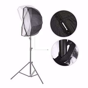 Godox 32"/80cm Umbrella Octagon Softbox, Studio Flash Reflector, Speedlight Octagonal Soft Box with Carrying Bag for Portrait, Product Photography (32inch/80cm-2pcs)