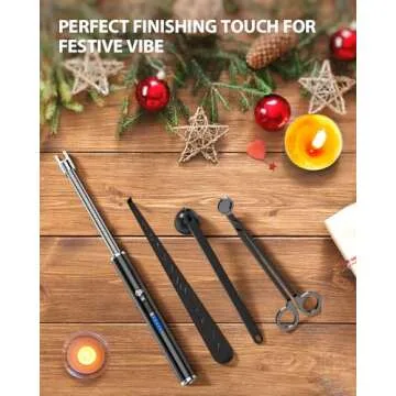 RONXS Lighter Electric Lighter Rechargeable Arc Type C Candle Lighters with LED Battery Display, Flexible Neck Windproof Flameless Plasma Long Lighters for Candle BBQ Camping (Pink&Gold)