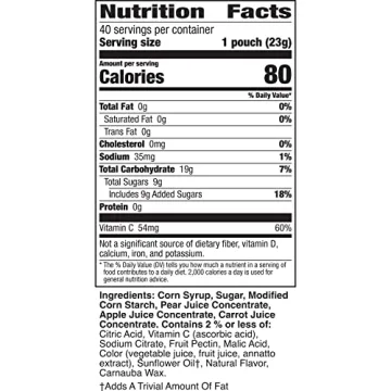 Mott's Assorted Fruit Snacks, 40 Pouches, Halloween Treat