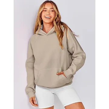 ANRABESS Women Oversized Fleece Hoodie Fall 2024 Cozy Essential
