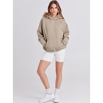 ANRABESS Women Oversized Fleece Hoodie Fall 2024 Cozy Essential