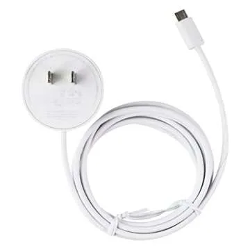 Google Home Mini Power Cord, Replacement Original Google AC Charger Adapter Power Supply G1009 Micro-USB - Bulk Packaging - White