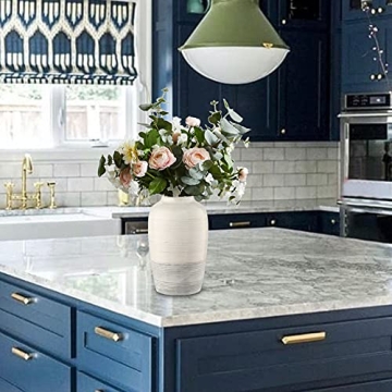 Stylish Two Tone Boho Flower Vase for Home Decor