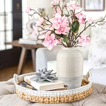 Stylish Two Tone Boho Flower Vase for Home Decor