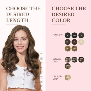 GOO GOO Clip in Hair Extensions Real Human Hair 14inch