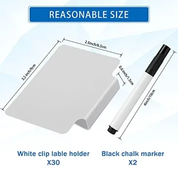 32-Piece Versatile Basket Labels Set for Easy Organization