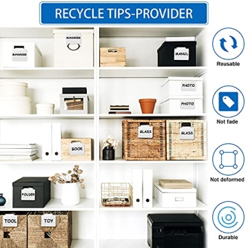 32-Piece Versatile Basket Labels Set for Easy Organization