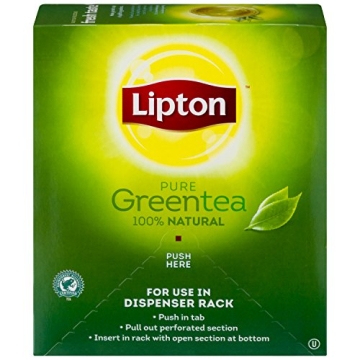 Lipton Green Tea 100 Percent Natural 100 Count Pack
