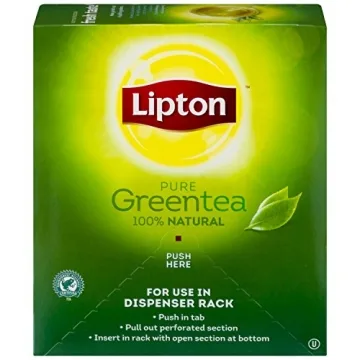 Lipton Green Tea 100 Percent Natural 100 Count Pack
