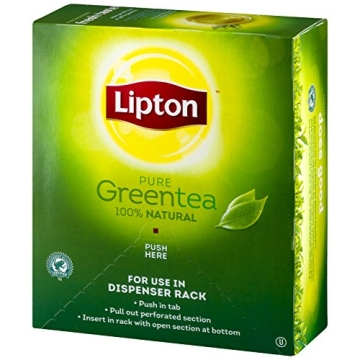 Lipton Green Tea Natural 100 Count for Refreshing Drinks