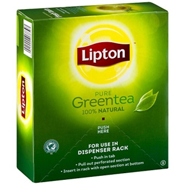 Lipton Green Tea Natural 100 Count for Refreshing Drinks