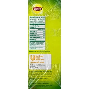 Lipton Green Tea Natural 100 Count for Refreshing Drinks