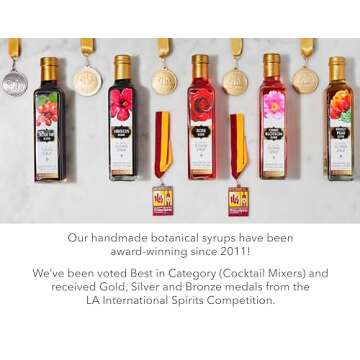 Floral Elixir - All Natural Syrup Set for Cocktails & Sodas