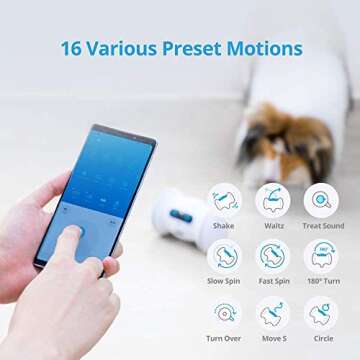 VARRAM Pet Fitness Robot Interactive Treat Dispenser