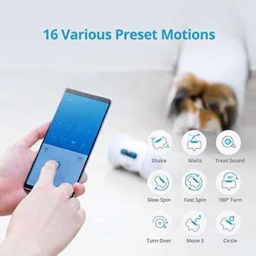 VARRAM Pet Fitness Robot Interactive Treat Dispenser