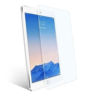 KIQ Tempered Glass Protector for iPad 9.7 - 2 Pack