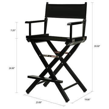 Casual Home 24" Director's Chair - Stylish & Portable Comfort