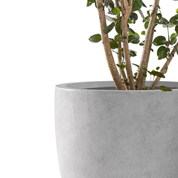 Kante Round Concrete Planters Set of 3 for Modern Decor