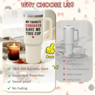 LiqCool 40 Oz Coworker Tumbler – Perfect Gift Idea