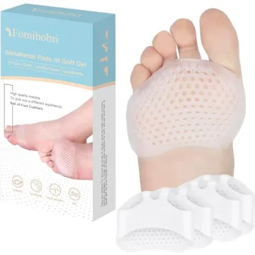 Metatarsal Pads 12 Pack Ball of Foot Cushions for Women and Men Soft Gel Foot Pads Pain Relief Foref...