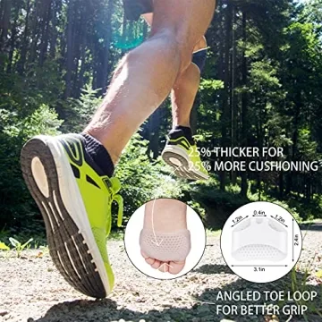 Metatarsal Pads for Pain Relief - 12 Pack Gel Cushions