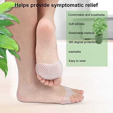 Metatarsal Pads for Pain Relief - 12 Pack Gel Cushions