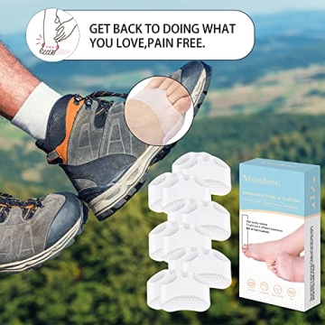 Metatarsal Pads for Pain Relief - 12 Pack Gel Cushions