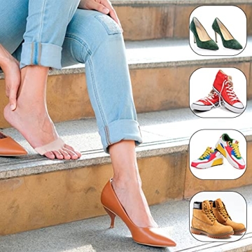 Metatarsal Pads for Pain Relief - 12 Pack Gel Cushions