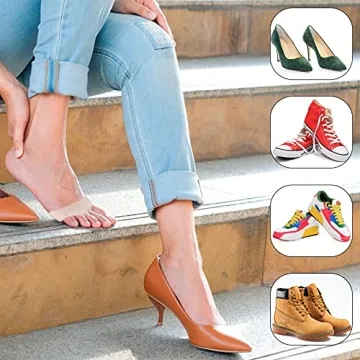 Metatarsal Pads for Pain Relief - 12 Pack Gel Cushions