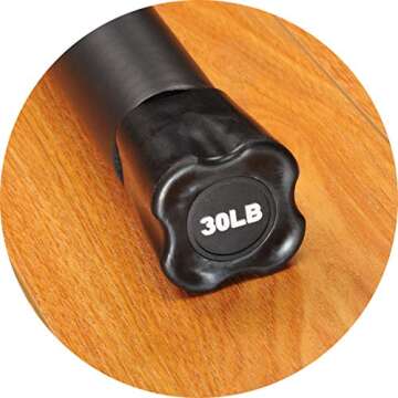 Signature Fitness 30lb Weighted Workout Bar