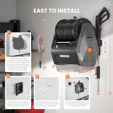 Giraffe Tools G30B Pressure Washer 2400 PSI with Accessories