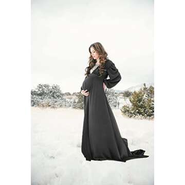 Dedysler Maternity Dress for Photoshoots and Baby Showers