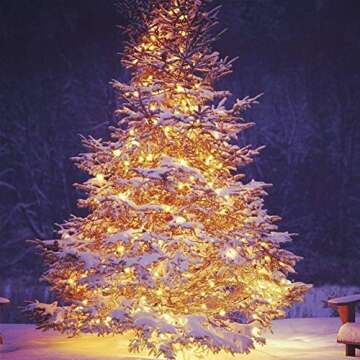 Twinkle Star 100 LED String Light for Wedding Party Bedroom,33 ft for Plug in String Lights 8 Modes Waterproof for Indoor Outdoor (*Warm White, 33 ft)