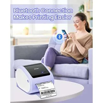 Itari Bluetooth Shipping Label Printer - 4X6 Wireless Fast Printing