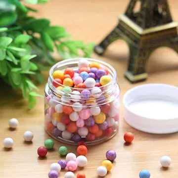 12 Pack Clear Plastic Storage Jars with Lids for Gifts