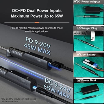 UY CHAN TS101 Dual Power Programmable Soldering Iron Kit