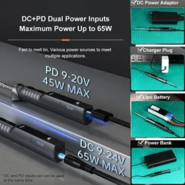 UY CHAN TS101 Dual Power Programmable Soldering Iron Kit