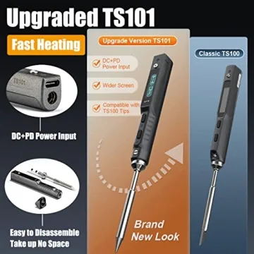 UY CHAN TS101 Dual Power Programmable Soldering Iron Kit