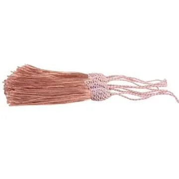 Makhry 20pcs 15.5cm/6 Inch Silky Floss Bookmark Tassels with 2-Inch Cord Loop and Small Chinese Knot...
