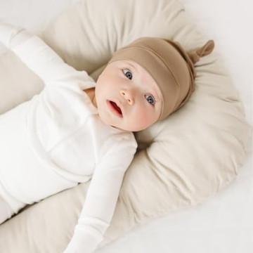 Konssy Soft 8 Pack Newborn Baby Hat Set for Infants