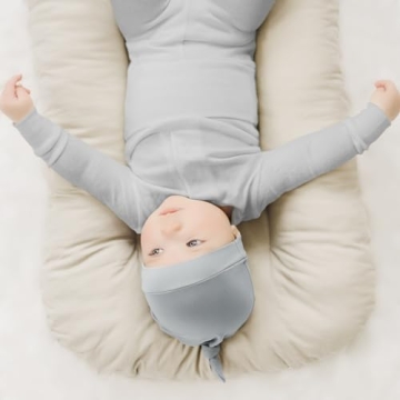 Konssy Soft 8 Pack Newborn Baby Hat Set for Infants