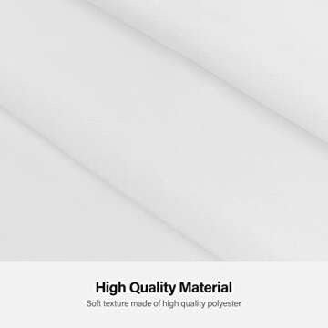 Julius Studio 5 x 10 ft. (W x H) Pure White Backdrop Background Screen, Soft Micro Fiber Density > 200GSM for Professional Photo Video Studio, A+ Grade Synthetic Fabric, Party & Events, JSAG522