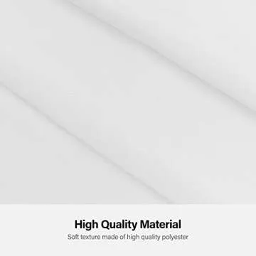 Julius Studio 5 x 10 ft. (W x H) Pure White Backdrop Background Screen, Soft Micro Fiber Density > 200GSM for Professional Photo Video Studio, A+ Grade Synthetic Fabric, Party & Events, JSAG522