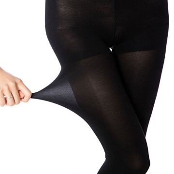 MANZI Run Resistant Control Top Panty Hose for Women