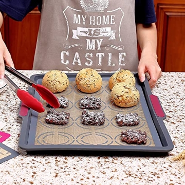 GUANCI Silicone Baking Mat Set of 4 Non-Stick Bakeware