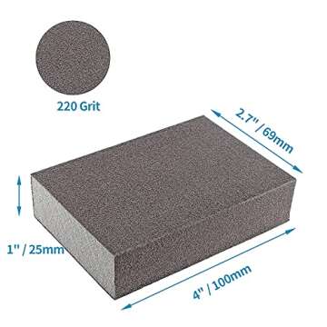 Zorveiio Sanding Sponge Set - Versatile, Washable 12 Pack